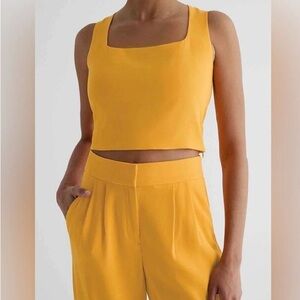 Express Women's Orange Crop Top